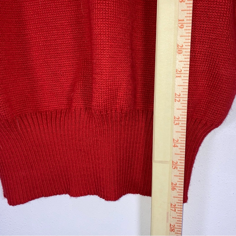 Obermeyer Sweater Round Neck  Men's M Ski Apine   Red Blue Yellow - Picture 8 of 14